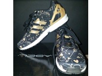 adidas zx flux black gold